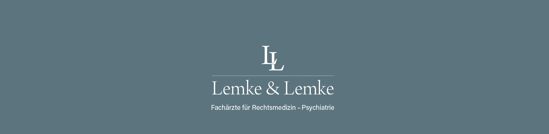 Logo Lemke & Lemke, Fachärzte für Rechtsmedizin und Psychiatrie